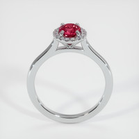 1.62 Ct. Ruby Ring, 10K White Gold 3