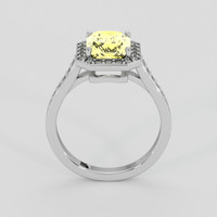 2.67 Ct. Yellow Sapphire Ring, 10K White Gold 3