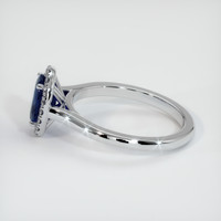 1.35 Ct. Sapphire Ring, 14K White Gold 4