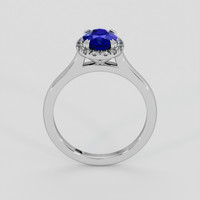 1.54 Ct. Blue Sapphire Ring, 14K White Gold 3