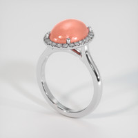 3.17 Ct. Gemstone Ring, 14K White Gold 2