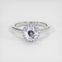 1.29 Ct. Gemstone Ring, 14K White Gold 1