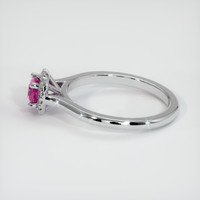0.44 Ct. Sapphire Ring, 14K White Gold 4