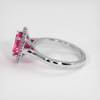 2.41 Ct. Pink Sapphire Ring, 14K White Gold 4