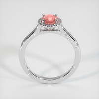 1.03 Ct. Padparadscha Sapphire Ring, 14K White Gold 3