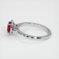 1.62 Ct. Ruby Ring, 14K White Gold 4