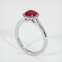 Ruby Ring 1.04 Ct., 14K White Gold Preview