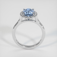 2.33 Ct. Bi Color Sapphire Ring, 14K White Gold 3