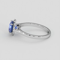 1.91 Ct. Blue Sapphire Ring, 14K White Gold 4