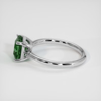 2.23 Ct. Bluish Green Sapphire Ring, 14K White Gold 4