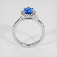 1.23 Ct. Color Change Sapphire Ring, 14K White Gold 3