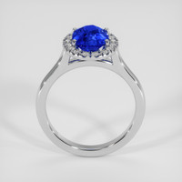 2.54 Ct. Blue Sapphire Ring, 14K White Gold 3
