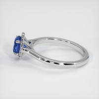 1.24 Ct. Sapphire Ring, 14K White Gold 4