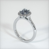 1.62 Ct. Sapphire Ring, 14K White Gold 2
