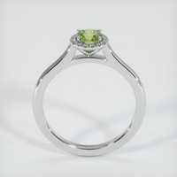 0.56 Ct. Sapphire Ring, 14K White Gold 3