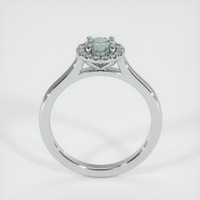 0.63 Ct. Sapphire Ring, 14K White Gold 3