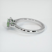 0.63 Ct. Sapphire Ring, 14K White Gold 4