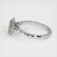 0.81 Ct. Sapphire Ring, 14K White Gold 4