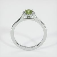 0.59 Ct. Sapphire Ring, 14K White Gold 3