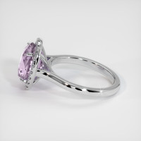 3.22 Ct. Sapphire Ring, 14K White Gold 4