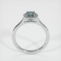 0.62 Ct. Sapphire Ring, 14K White Gold 3