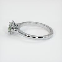 0.63 Ct. Sapphire Ring, 14K White Gold 4