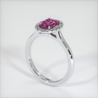 1.78 Ct. Sapphire Ring, 14K White Gold 2