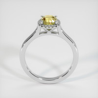 1.03 Ct. Yellow Sapphire Ring, 14K White Gold 3
