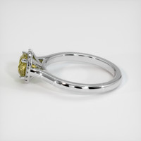 1.03 Ct. Yellow Sapphire Ring, 14K White Gold 4
