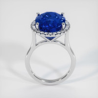 12.55 Ct. Sapphire Ring, 18K White Gold 3