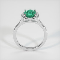 1.74 Ct. Emerald Ring, 18K White Gold 3