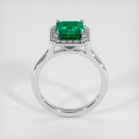 2.28 Ct. Emerald Ring, 18K White Gold 3