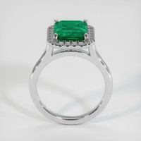 2.79 Ct. Emerald Ring, 18K White Gold 3