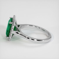 2.79 Ct. Emerald Ring, 18K White Gold 4