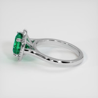 2.47 Ct. Emerald Ring, 18K White Gold 4