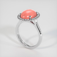 3.65 Ct. Gemstone Ring, 18K White Gold 2