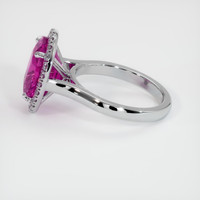 6.52 Ct. Sapphire Ring, 18K White Gold 4