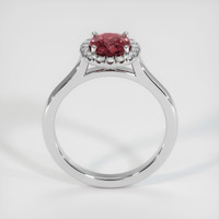 1.19 Ct. Pink Sapphire Ring, 18K White Gold 3