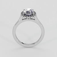 2.44 Ct. Bi Color Sapphire Ring, 18K White Gold 3