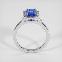 1.75 Ct. Blue Sapphire Ring, 18K White Gold 3