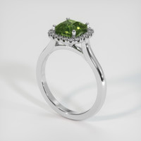 2.53 Ct. Sapphire Ring, 18K White Gold 2