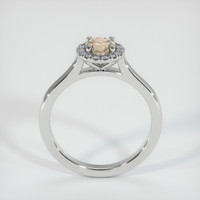 0.66 Ct. Sapphire Ring, 18K White Gold 3