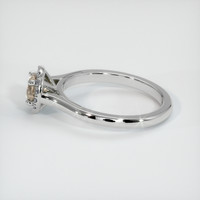 0.66 Ct. Sapphire Ring, 18K White Gold 4