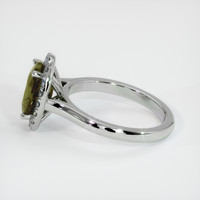 2.09 Ct. Color Change Sapphire Ring, 18K White Gold 4