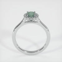 0.67 Ct. Sapphire Ring, 18K White Gold 3