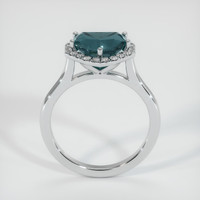 2.59 Ct. Sapphire Ring, 18K White Gold 3