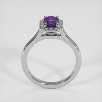 1.20 Ct. Purple Sapphire Ring, 18K White Gold 3