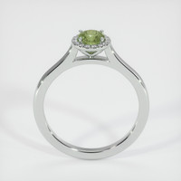 0.59 Ct. Sapphire Ring, 18K White Gold 3