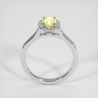 1.28 Ct. Sapphire Ring, 18K White Gold 3