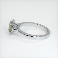 0.91 Ct. Yellow Sapphire Ring, 18K White Gold 4